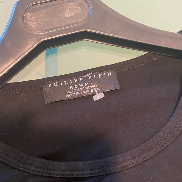 Unisex philipp plein flying bat rhinestone tshirt - Picture 7 of 15